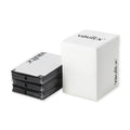 Vault X Large Deck Box with 150 Black Sleeves, Fits 100+ Sleeved Cards, White