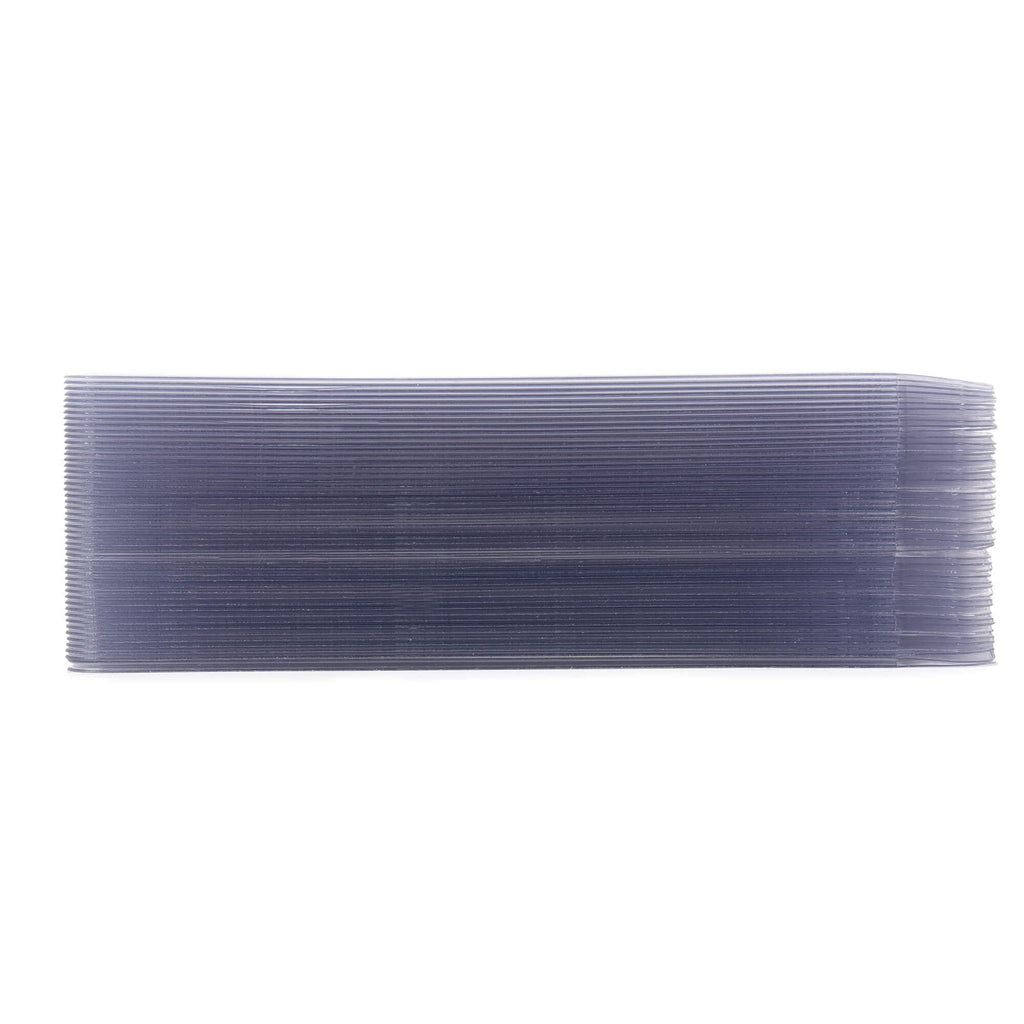 Vault X Semi-Rigid Trading Card Holders 50-Pack Clear Hard Sleeves for Grading