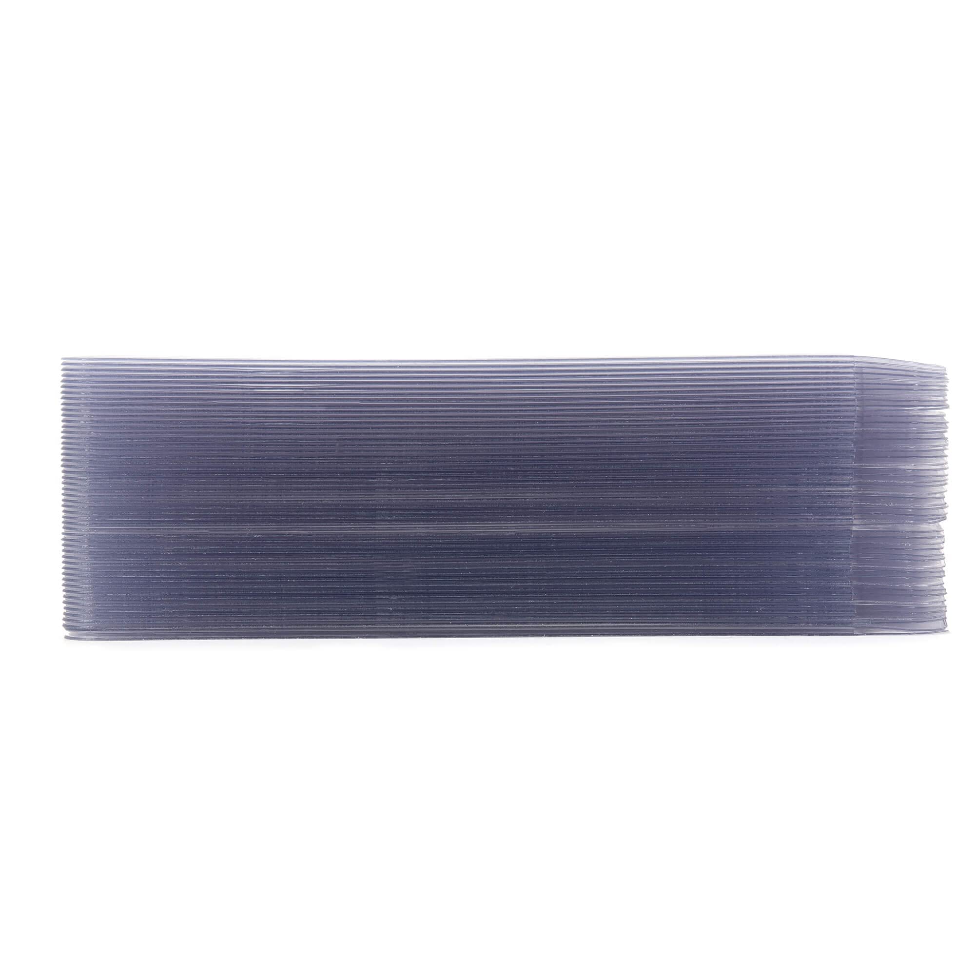 Vault X Semi-Rigid Trading Card Holders 50-Pack Clear Hard Sleeves for Grading