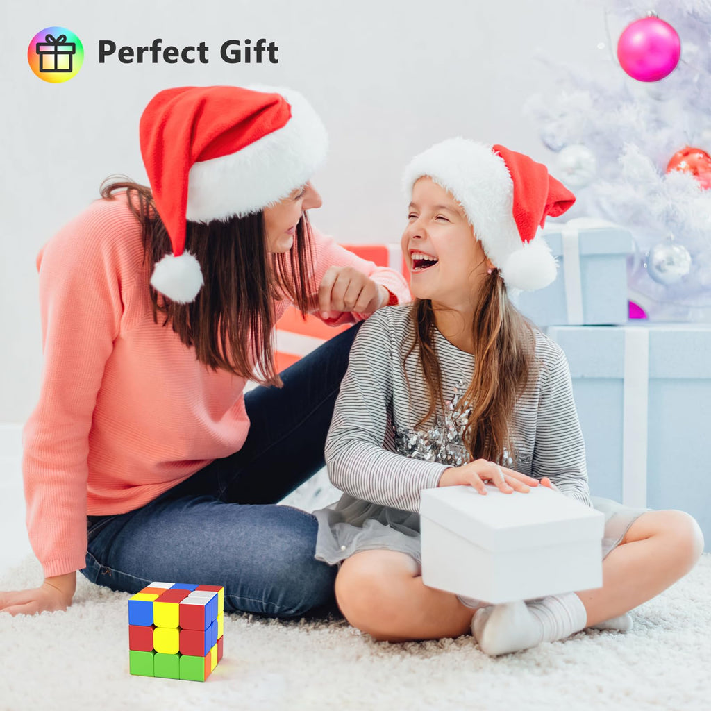 Vdealen 3.54 Inch Big Speed Cube 3x3x3 – Stickerless Smooth Magic Puzzle for Kids and Adults
