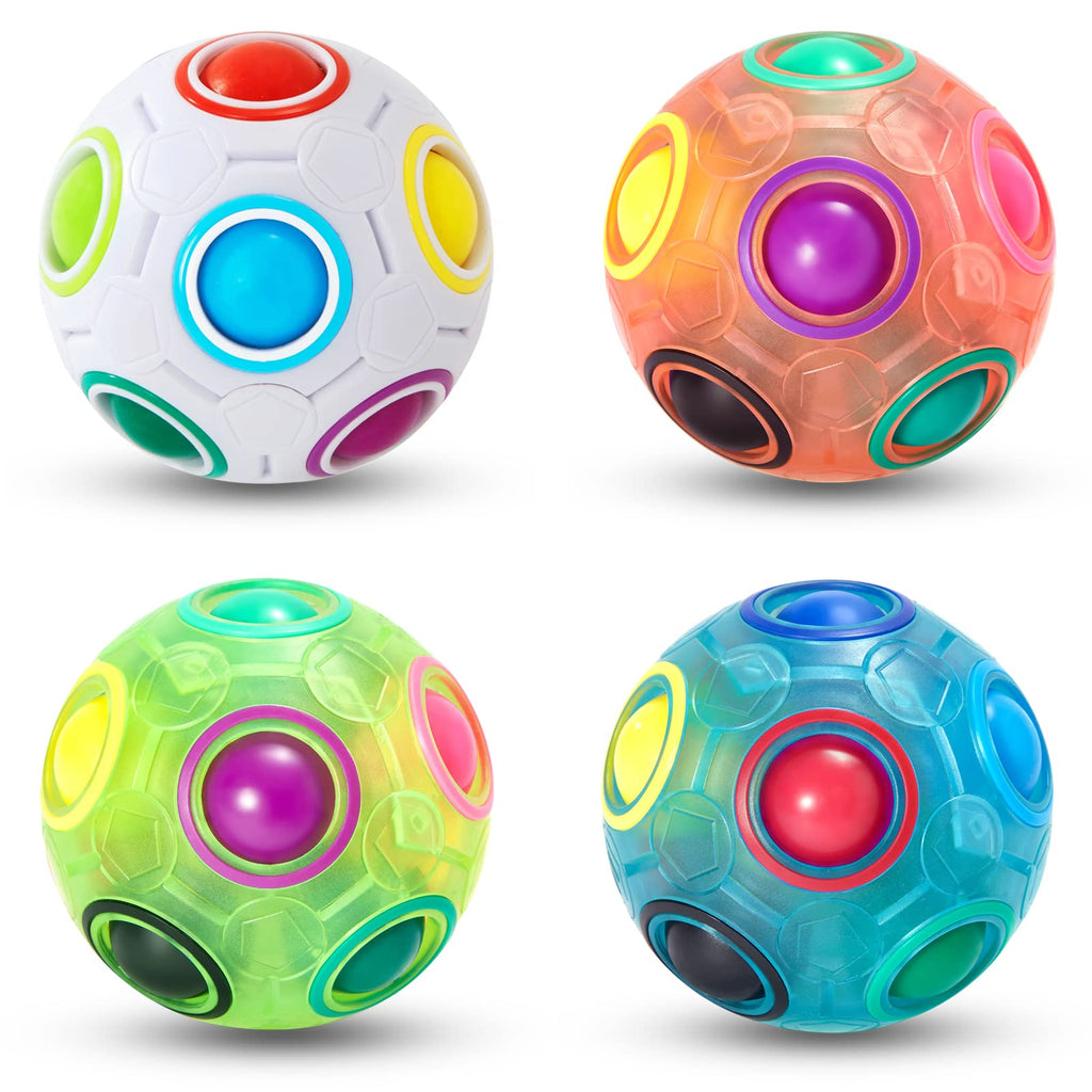 Vdealen Magic Rainbow Puzzle Ball – 3D Fidget Toy for Kids & Adults