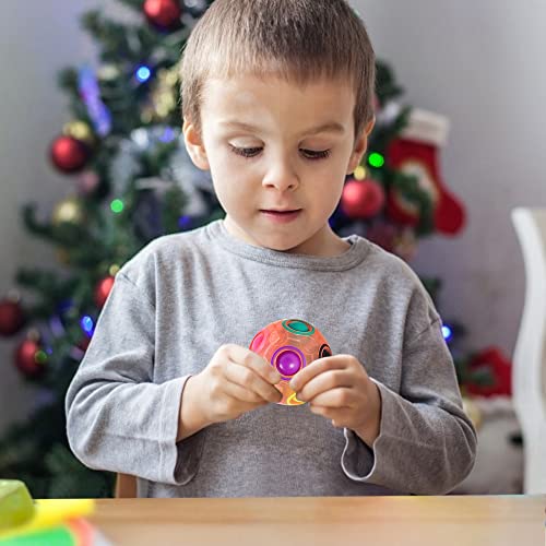 Vdealen Magic Rainbow Puzzle Ball – 3D Fidget Toy for Kids & Adults