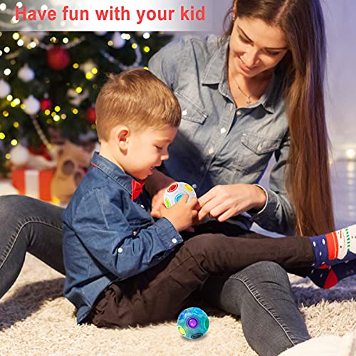 Vdealen Magic Rainbow Puzzle Ball – 3D Fidget Toy for Kids & Adults