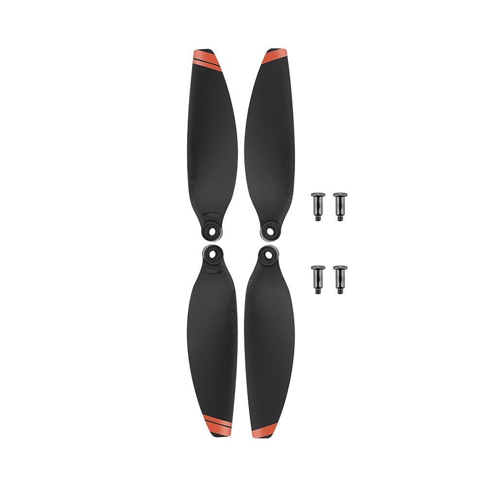 VEALONO 16-Pack Orange Replacement Propellers for DJI Mini 2 / Mini SE / Mini 2 SE / Mini 4K – Low-Noise Quick-Release Blades with Screws & Screwdriver