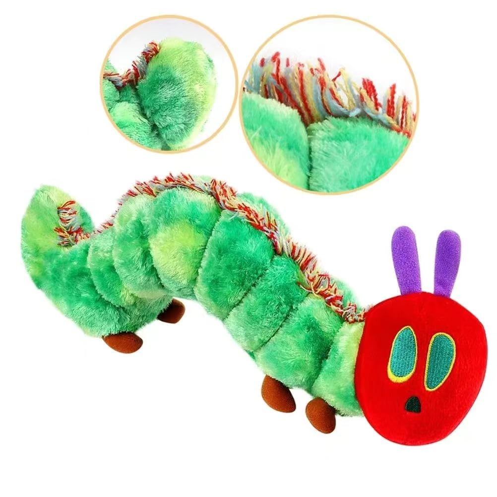 Very Hungry Caterpillar Plush Toy – Soft Cotton Stuffed Animal by YULOMI (25cm or 40cm)