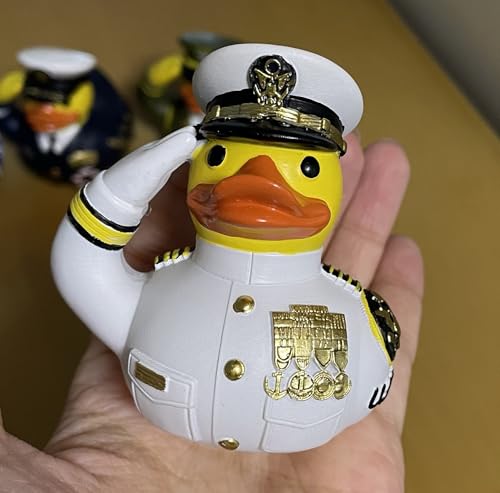 Veteran Tribute Rubber Duck in Military Uniform – Mini Army Duck for Jeep Ducking & Veterans Day Decor