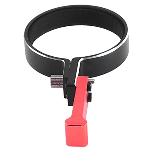 Vgoohobby RC Transmitter Steering Wheel Trigger – One-Handed Control Adapter for Flysky, Traxxas, Dumborc (Red, Fits 39.5-42mm Wheels)