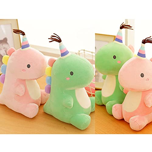 VHYHCY Blue Dinosaur Plush Toy - 9 Inch Soft Stuffed Animal for Kids and Dino Lovers