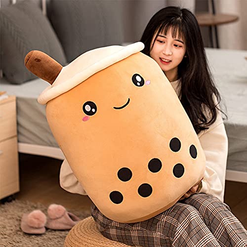 VHYHCY Cute Boba Plush – 9.4 Inch Soft Bubble Tea Milk Cup Pillow for Hugging