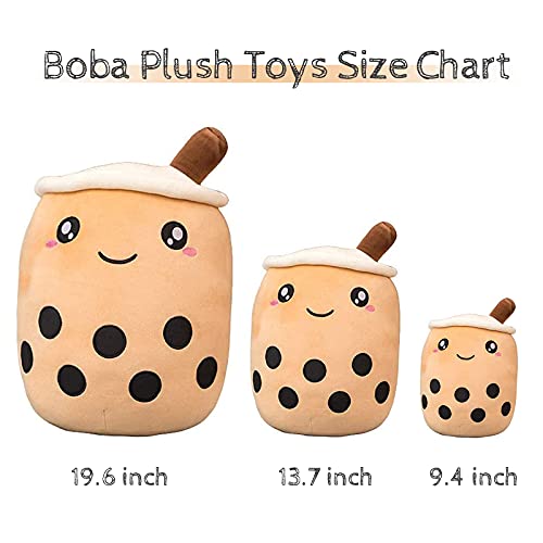 VHYHCY Cute Boba Plush – 9.4 Inch Soft Bubble Tea Milk Cup Pillow for Hugging