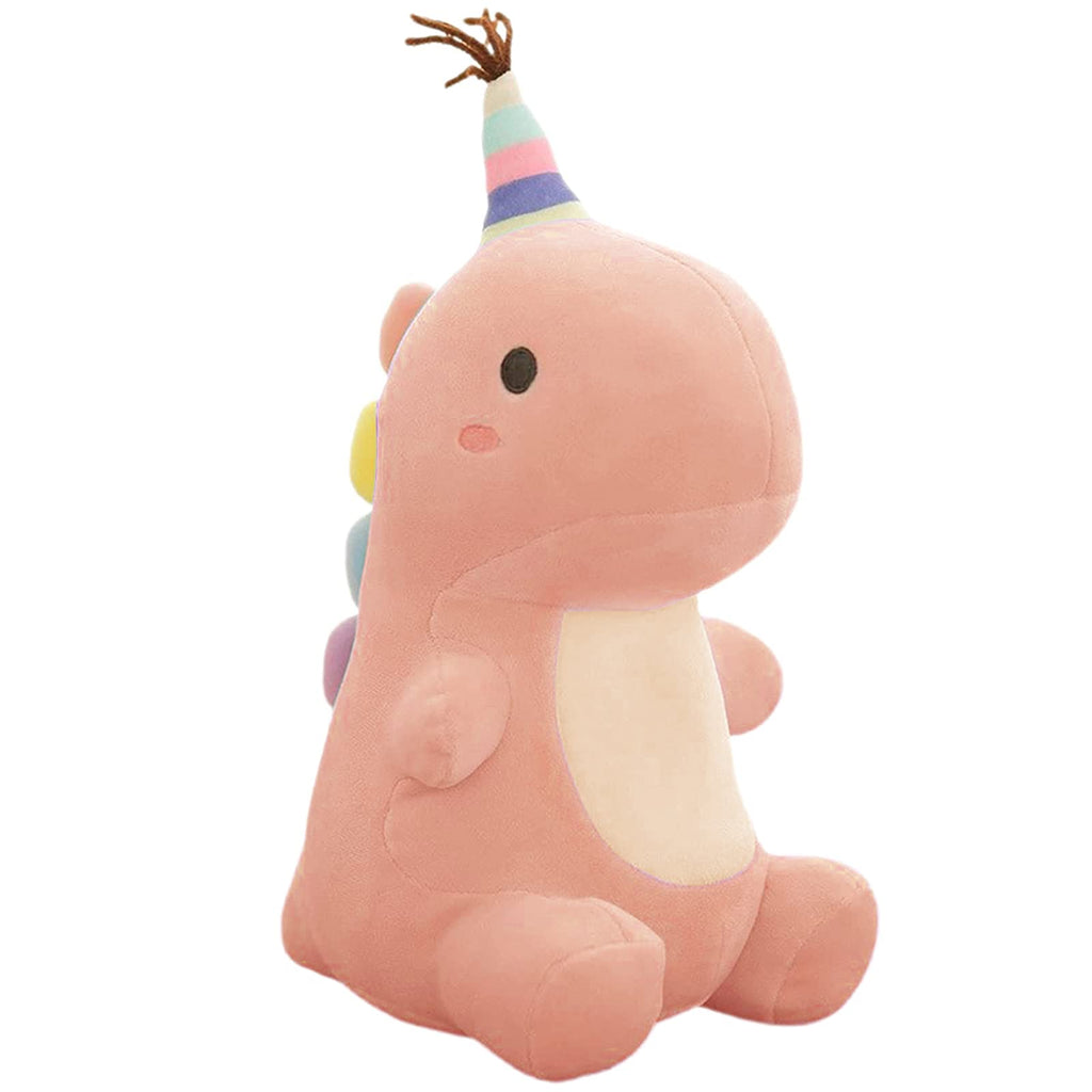 VHYHCY Pink Dinosaur Plush Toy - Soft 9 Inch Stuffed Animal for Kids