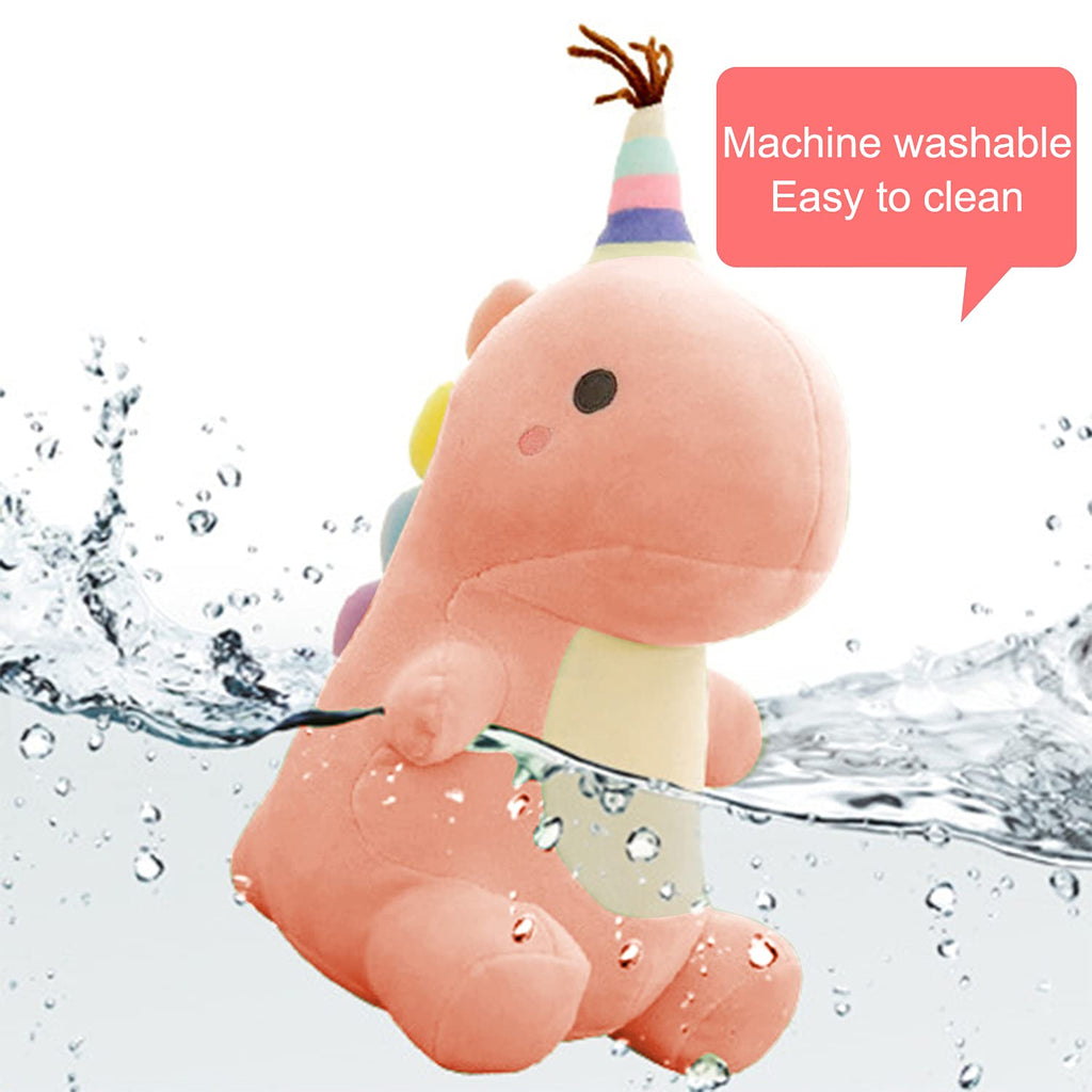 VHYHCY Pink Dinosaur Plush Toy - Soft 9 Inch Stuffed Animal for Kids