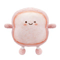 VHYHCY Pink Toast Bread Pillow – Cute Food Plush Toy for Sofa or Bed