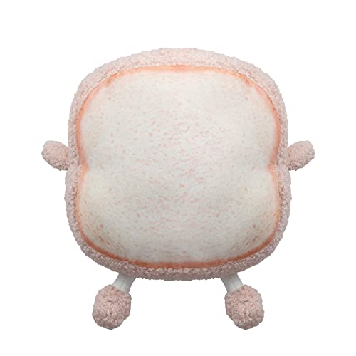 VHYHCY Pink Toast Bread Pillow – Cute Food Plush Toy for Sofa or Bed