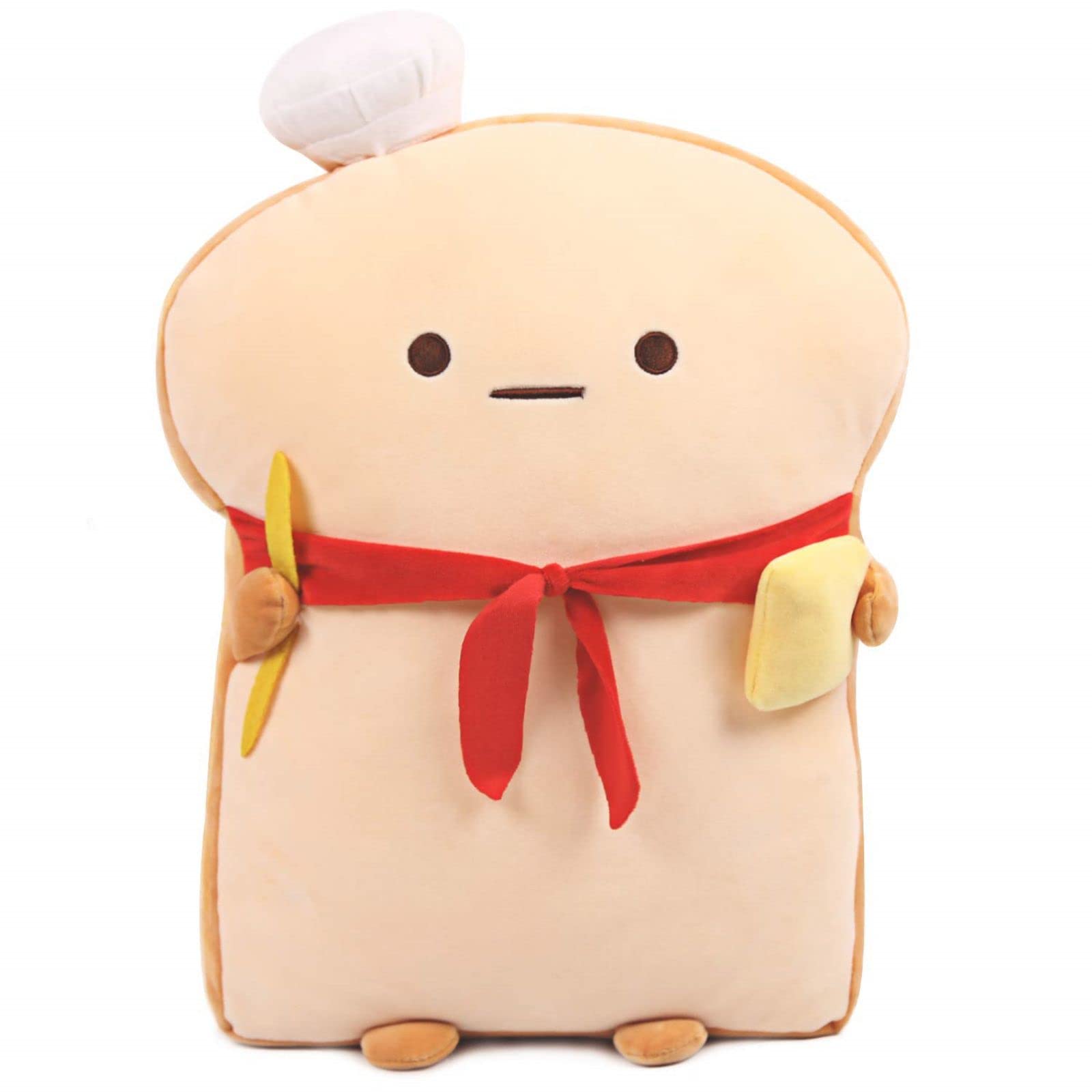 VHYHCY Toast Bread Pillow - Cute Food Plush Toy Pillow, Brown
