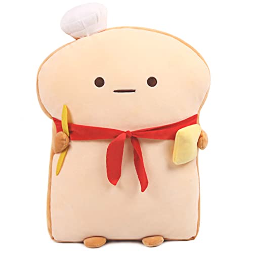 VHYHCY Toast Bread Pillow - Cute Food Plush Toy Pillow, Brown