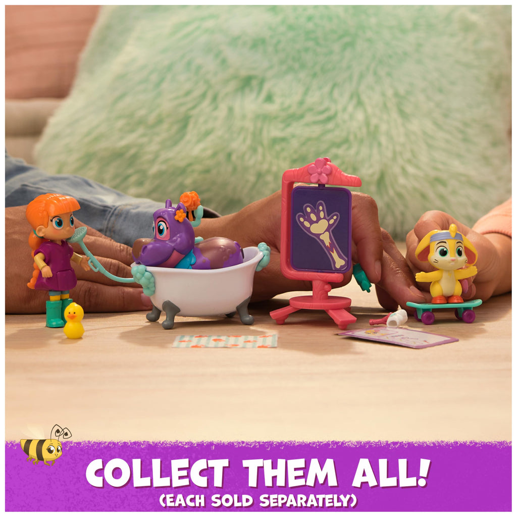 Vida the Vet Juno’s Bubble Bath Pack with Color-Changing Figure and Accessories, Pretend Play Vet Toys for Ages 3+
