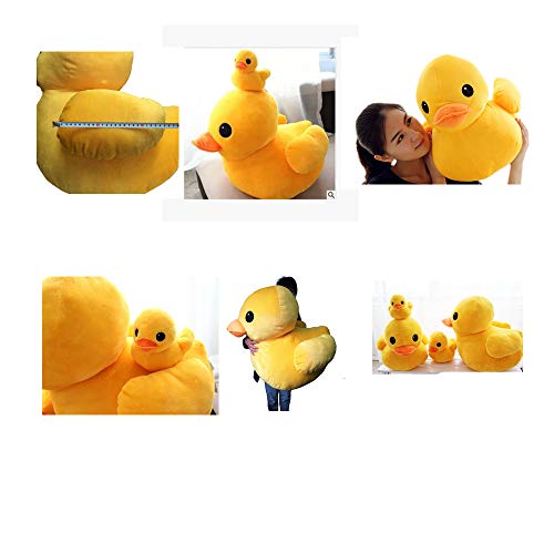 VIDOSCLA Yellow Duck Stuffed Plush Pillow – Super Soft Huggable Toy for Children, 5 Sizes