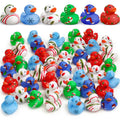 Vinsot 12-Pack Colorful Candy Rubber Ducks for Easter Basket Stuffers, Bath Toys, and Party Favors