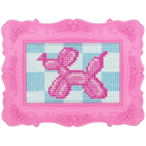Vivid by Brea Reese Balloon Dog Gem Art Kit - Funky Frame, 1800 Gems, Peel & Stick Craft