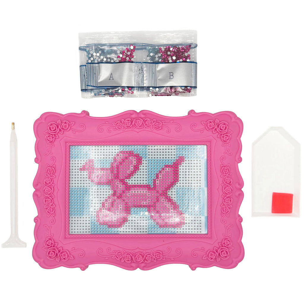 Vivid by Brea Reese Balloon Dog Gem Art Kit - Funky Frame, 1800 Gems, Peel & Stick Craft