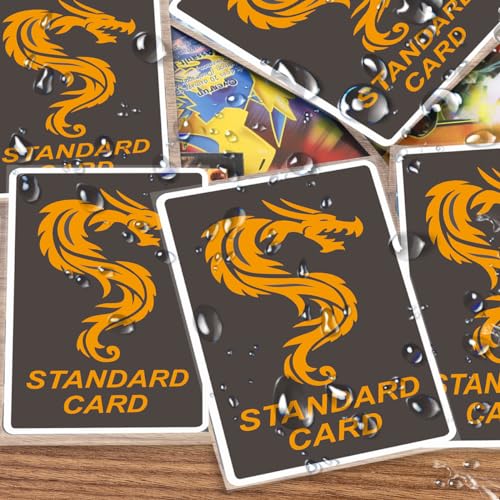 VKshop 1000 Clear Polypropylene Card Sleeves (66x91 mm) for Trading Cards, Baseball, MTG, Yugioh