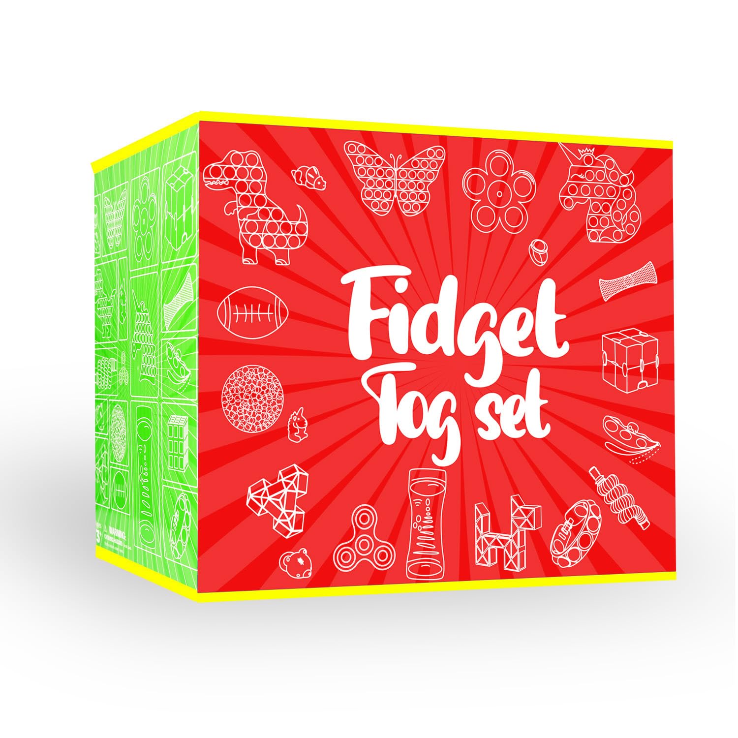 VNAMO 160-Pack Fidget Toys for Kids 4-12, Bulk Sensory Toys for Autism, Party Favors, Classroom Prizes, Stocking Stuffers, Goodie Bag Fillers