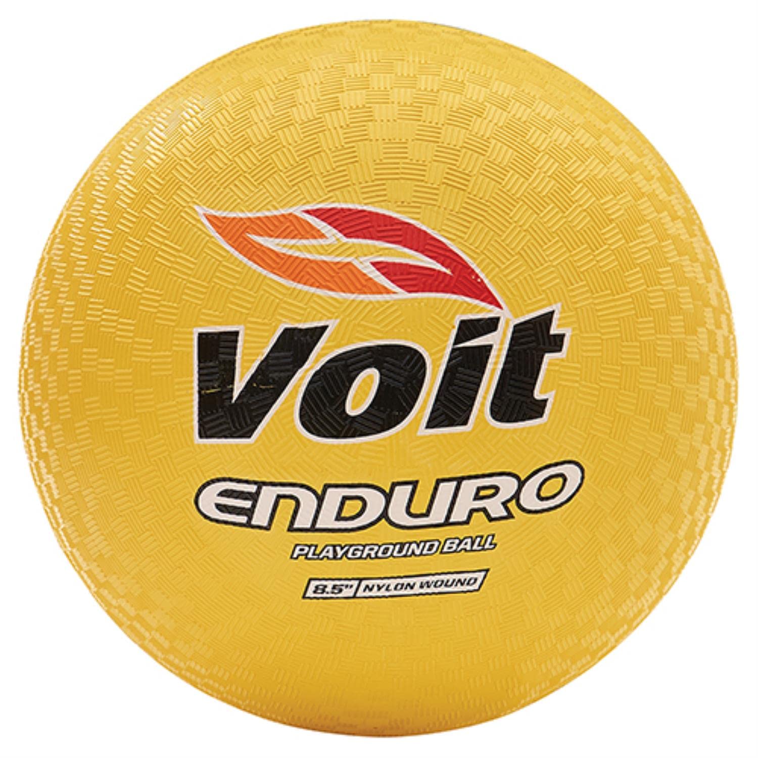 Voit Yellow Playground Ball - Two-Ply Rubber for Low-Impact Games, 1.1 lbs