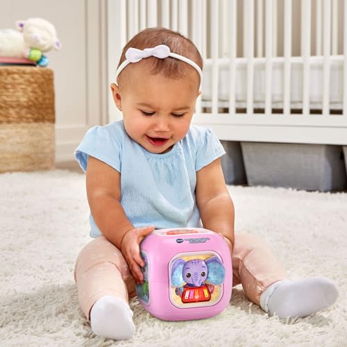 VTech Busy Learners Music Activity Cube, Pink - Musical Toy for Babies 3+ Months