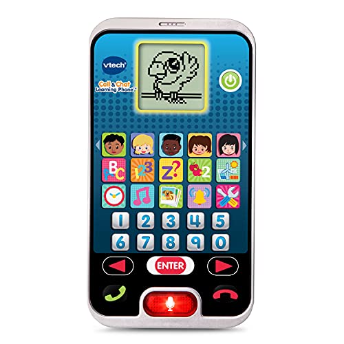 VTech Call and Chat Learning Phone – Pretend Smart Toy for Kids 2-5 with Voice Activation