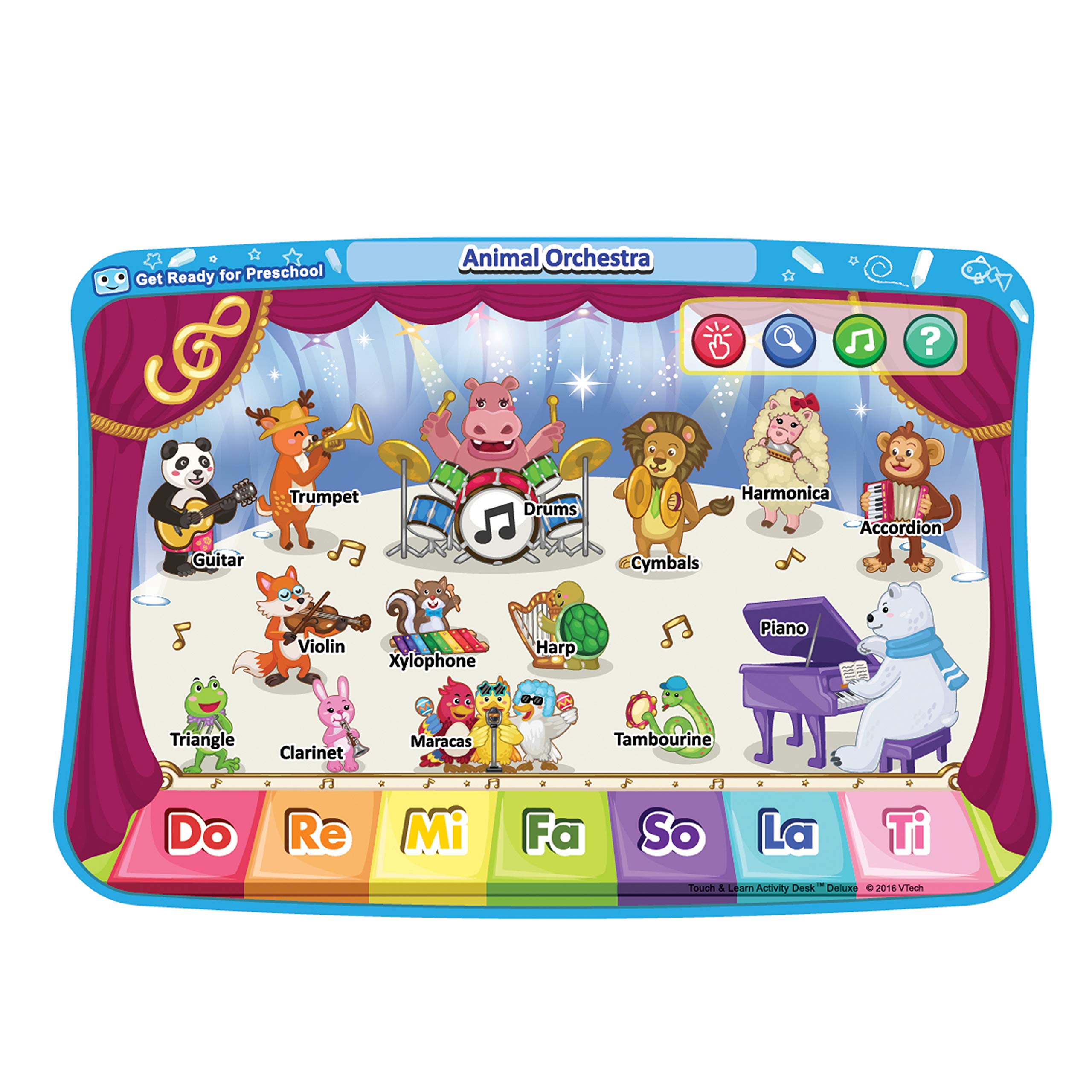 VTech Get Ready for Preschool Expansion Pack – Ages 2-4 Activity Desk Add-On