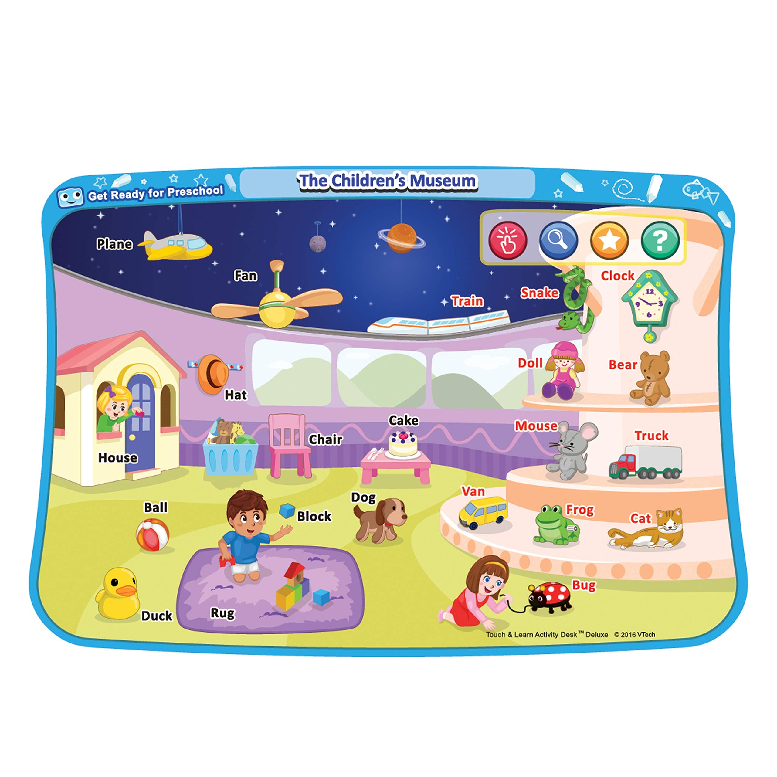 VTech Get Ready for Preschool Expansion Pack – Ages 2-4 Activity Desk Add-On