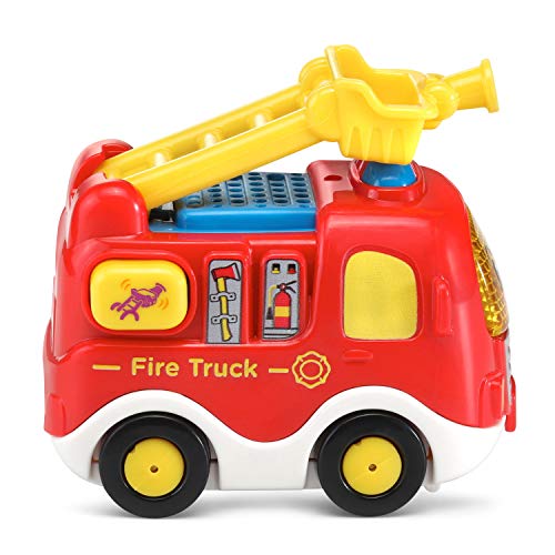 VTech Go! Go! Smart Wheels Fire Truck – Freddy the Fire Truck with Songs, Melodies, and Ladder