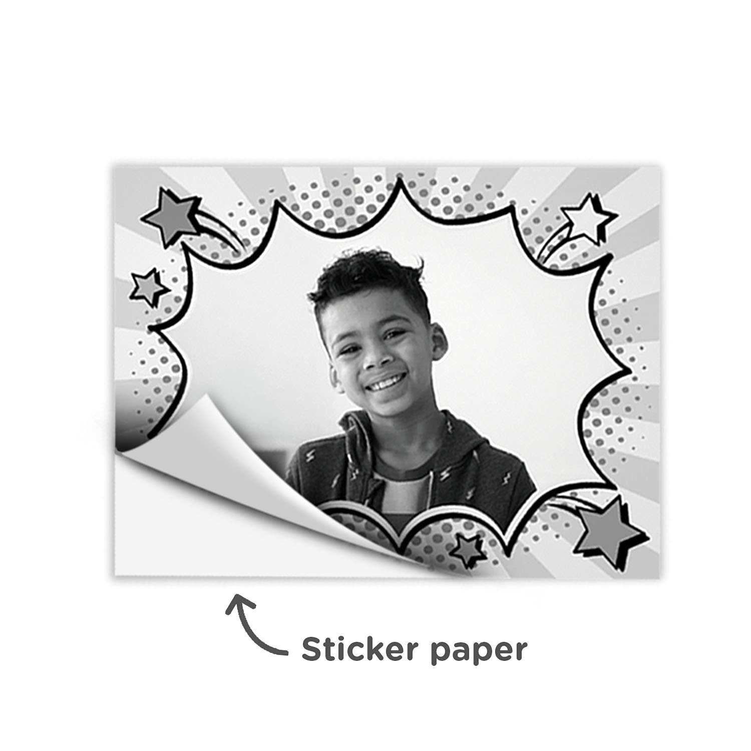 VTech KidiZoom PrintCam Paper Refill Pack – 3 Thermal Rolls + 2 Sticker Rolls, 80 Photos per Roll, No Ink Required