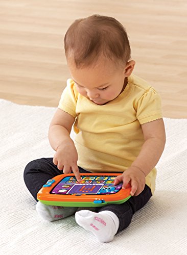 VTech Light-Up Baby Touch Tablet – Interactive Learning Toy for Toddlers (Orange)