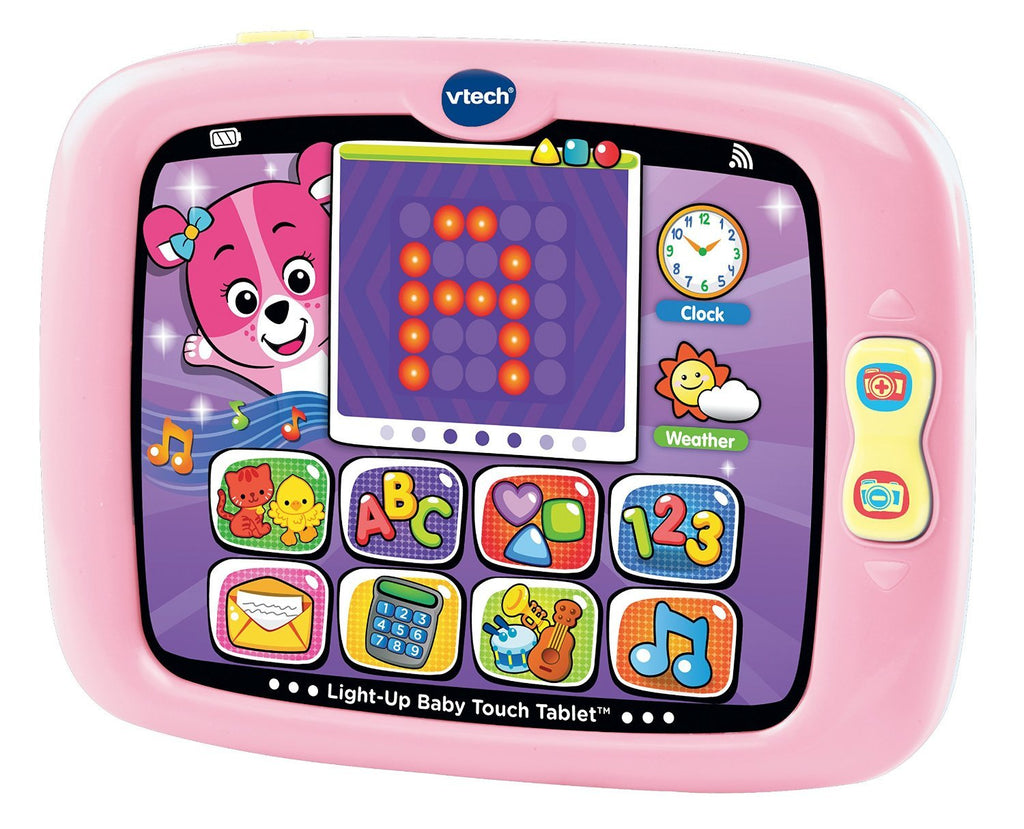 VTech Light-Up Baby Touch Tablet, Pink: Interactive Learning Toy for Toddlers
