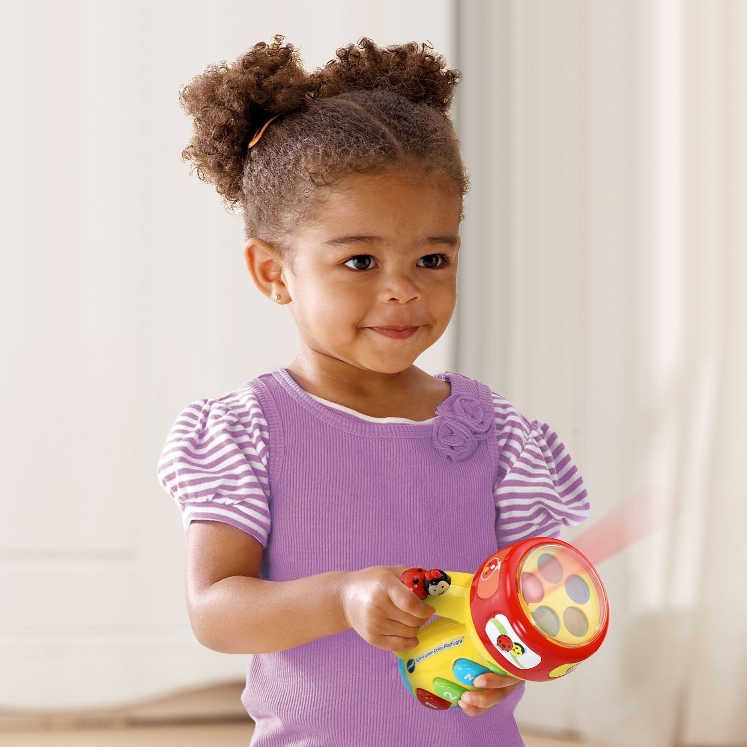 VTech Spin and Learn Color Flashlight – Interactive Learning Toy with Songs & Colors