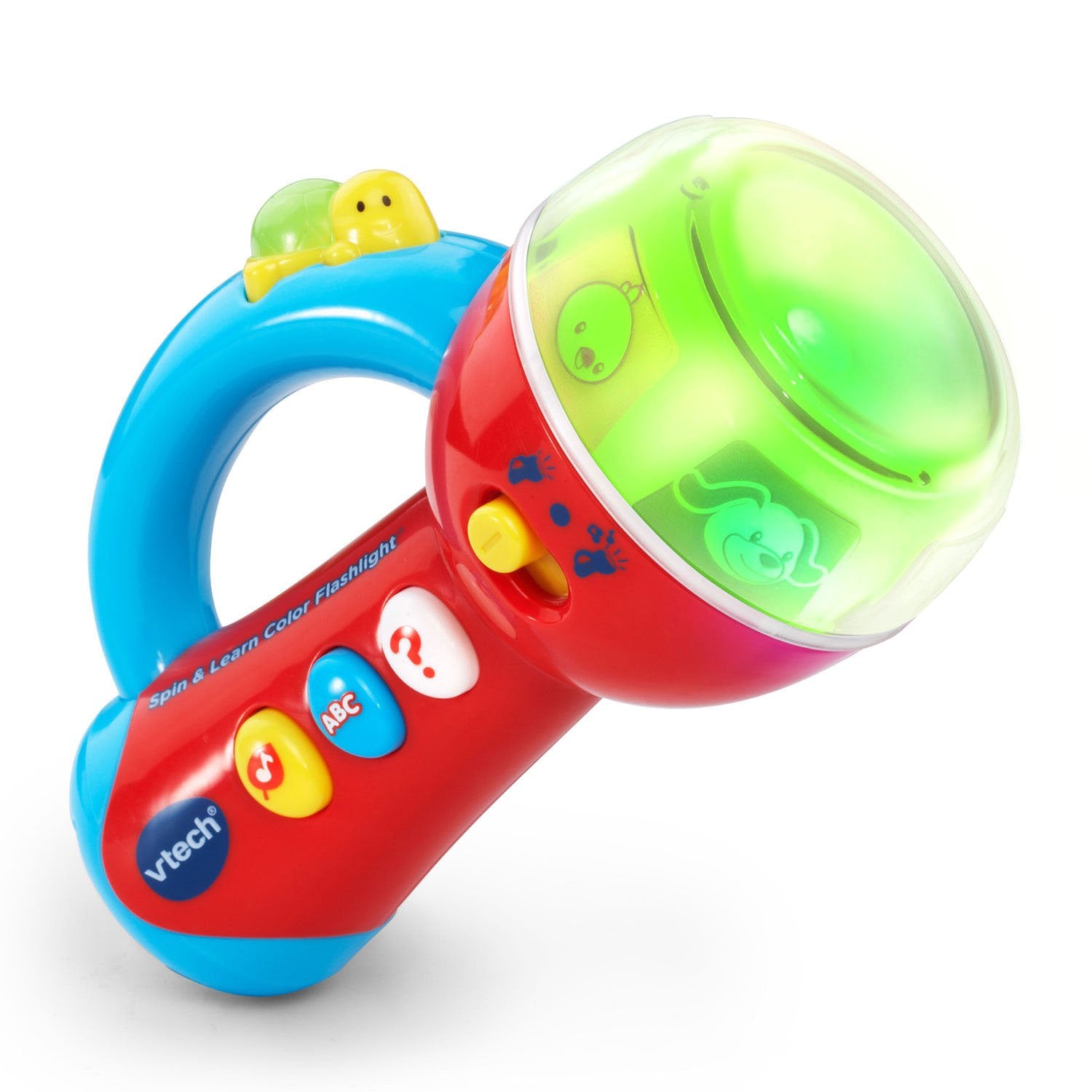 VTech Spin & Learn Color Flashlight – Toddler Learning Toy with Light, Sounds, and Colors