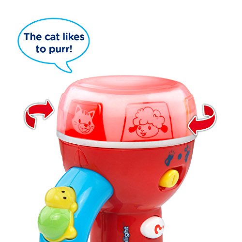 VTech Spin & Learn Color Flashlight – Toddler Learning Toy with Light, Sounds, and Colors