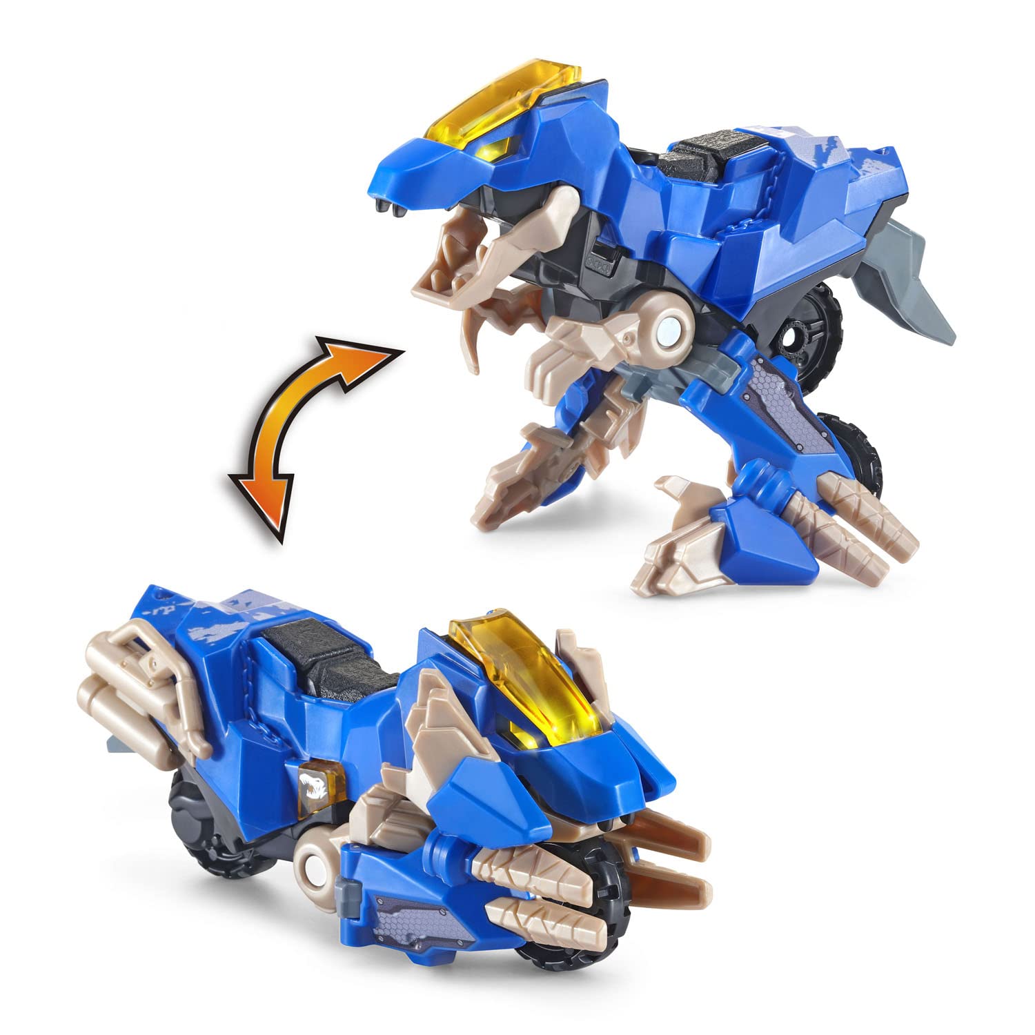 VTech Switch and Go Velociraptor Motorcycle – One-Touch Transforming Toy for Kids Ages 4+