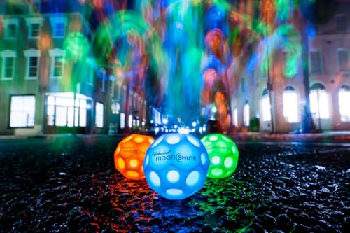 Waboba Moonshine Ball: Light-Up Hyper Bouncy Ball with Pop Sound