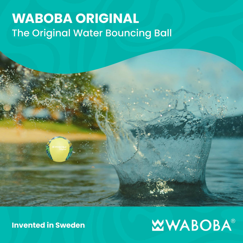 Waboba Original Water Bouncing Ball – Skips Across Lakes, Pools, and Rivers