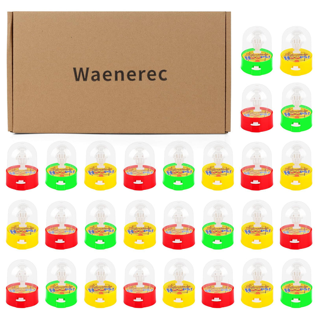 Waenerec 28-Piece Mini Finger Basketball Games - Fun Party Favors for Kids