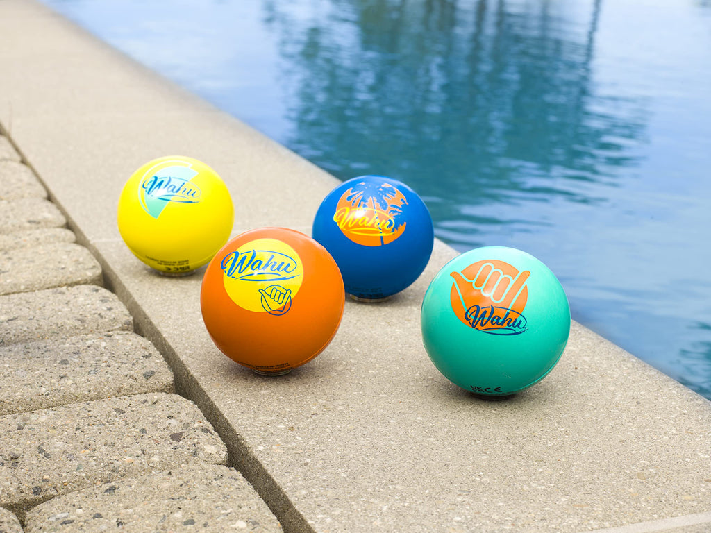Wahu Water Bouncer 3.5" Teal Foam Skipping Ball – Skips Over 75 Feet on Water