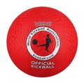 WAKA Official Kickball for Youth – 8.5 Inch Red Rubber Ball for Playground and League Play