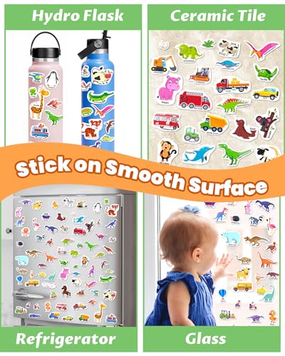 Walenced Reusable Sticker Book for Toddlers – 104 Stickers, 3 Themes, Waterproof & Portable