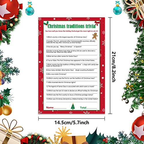 Watayo 62-Card Christmas Trivia Party Game for Adults – Festive Holiday Quiz with 3 Themes