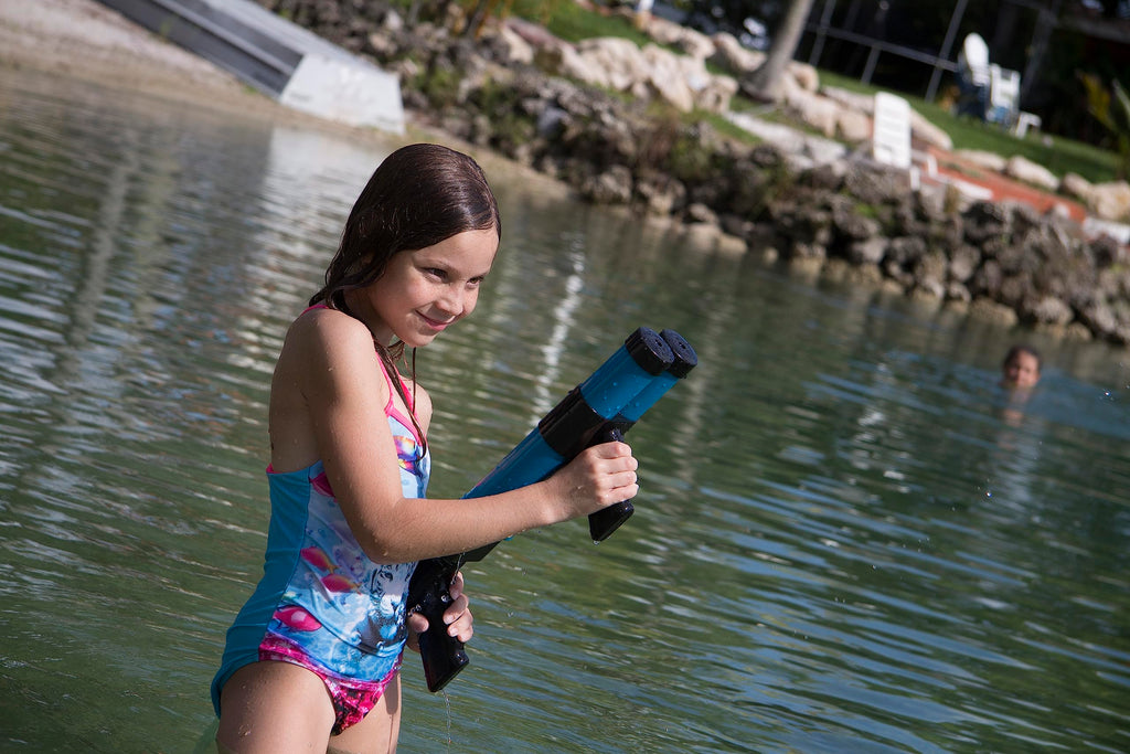 Water Sports Stream Machine TL-600 17-Inch Single Barrel Water Launcher – Shoots Up to 70 Feet, Quick Reload, for Ages 8+