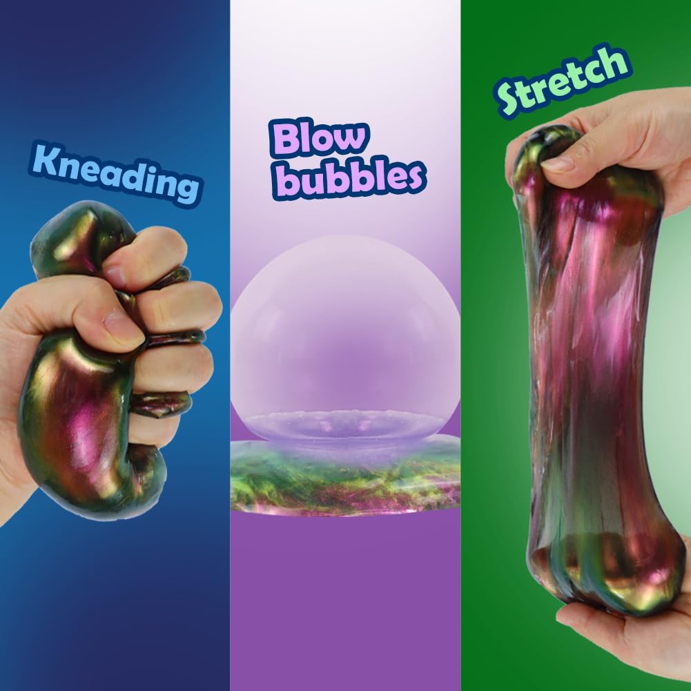 WATERELF Galaxy Slime Venus-Purple 18oz Easter Basket Stuffer Stress Relief Toy