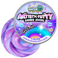 Waterelf Glow in The Dark Putty – Rose Red/Blue/Purple, 3.2 oz – Fidget Stress Relief Therapy Toy for Kids & Adults